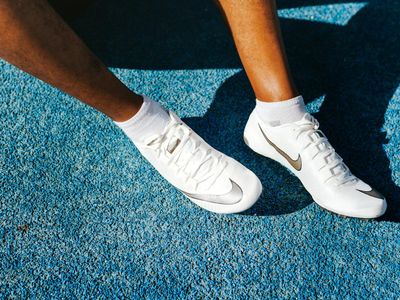 Close up of sports shoes during dynamic rhythmic movement